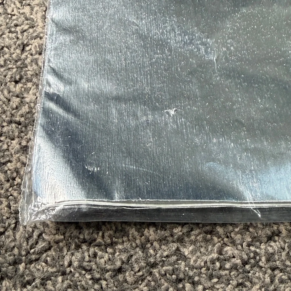 5/$25 VINTAGE Birthday Wrapping Paper Silver Shimmer